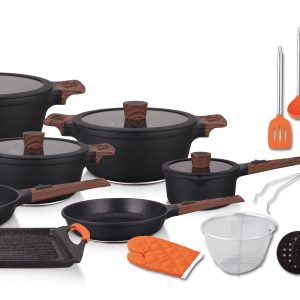 Batería de cocina de 27 piezas